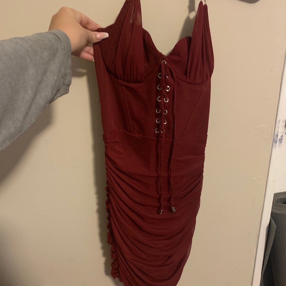 Red oh Polly dress